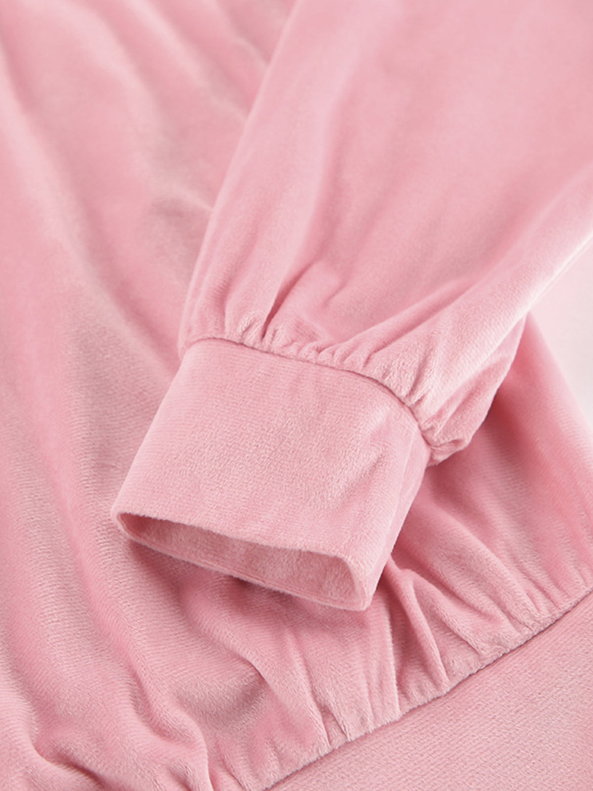 Coordinated pink set relaxed fit