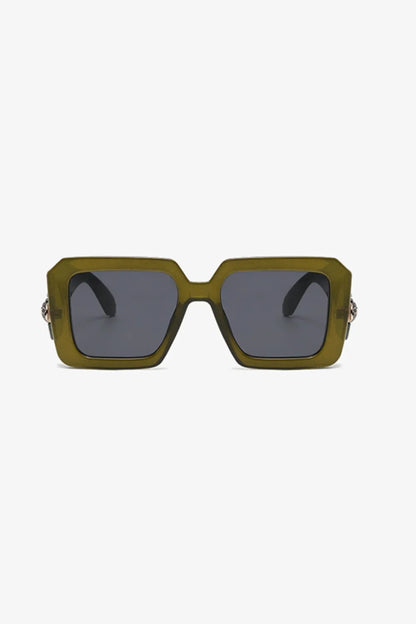 Polycarbonate Frame Square Sunglasses - Fashorio
