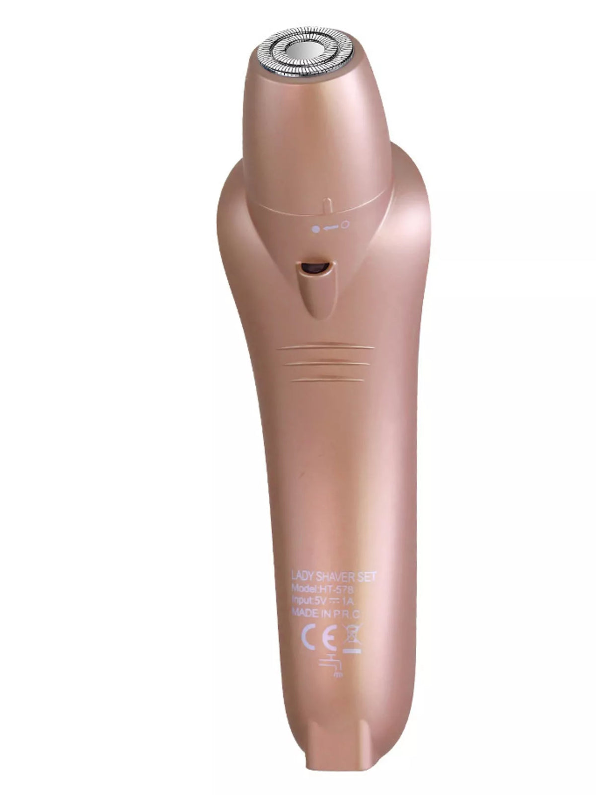 Epilator charging port detail