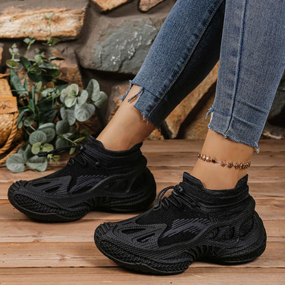 Lace Up Mesh Athletic - Fashorio