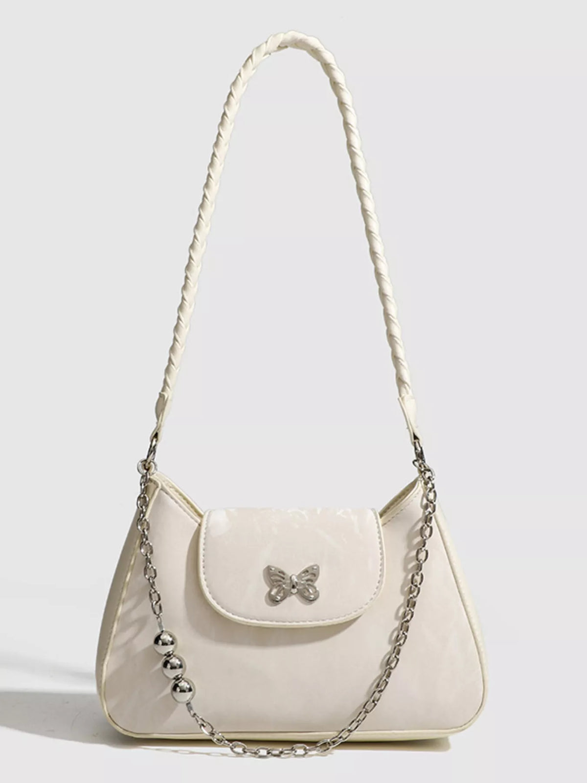 Chain strap mini bag in black