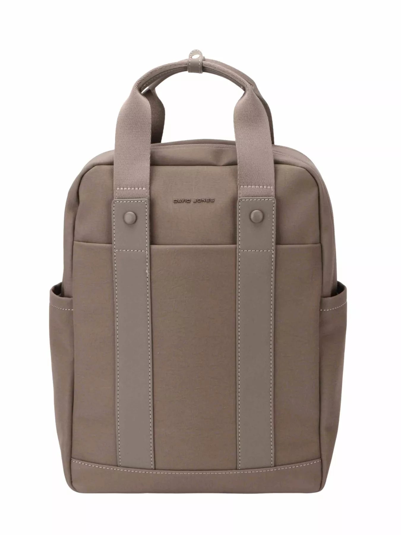 David Jones Canvas Backpack Bag with Dual Handle FUNGI One Size - Fashorio