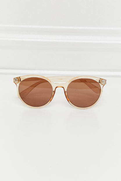 Round Full Rim Polycarbonate Frame Sunglasses - Fashorio