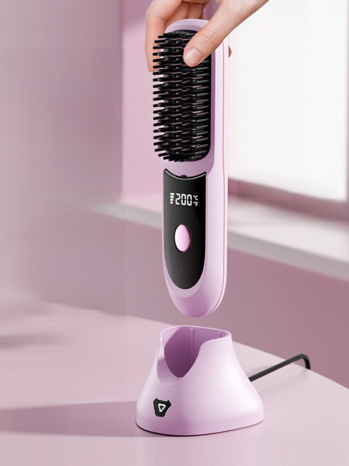 Fast heating comb in use