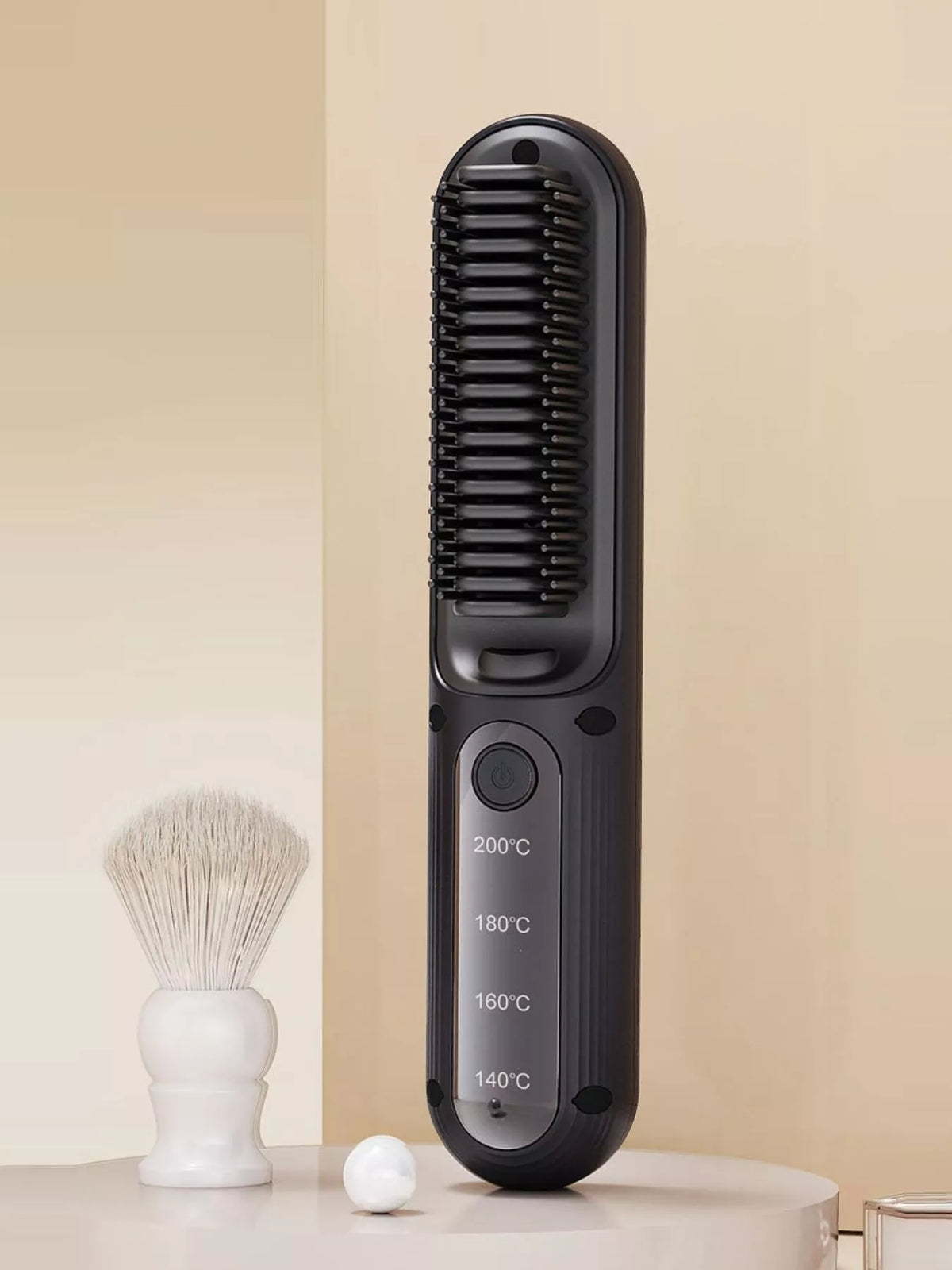 Straightening comb temperature control