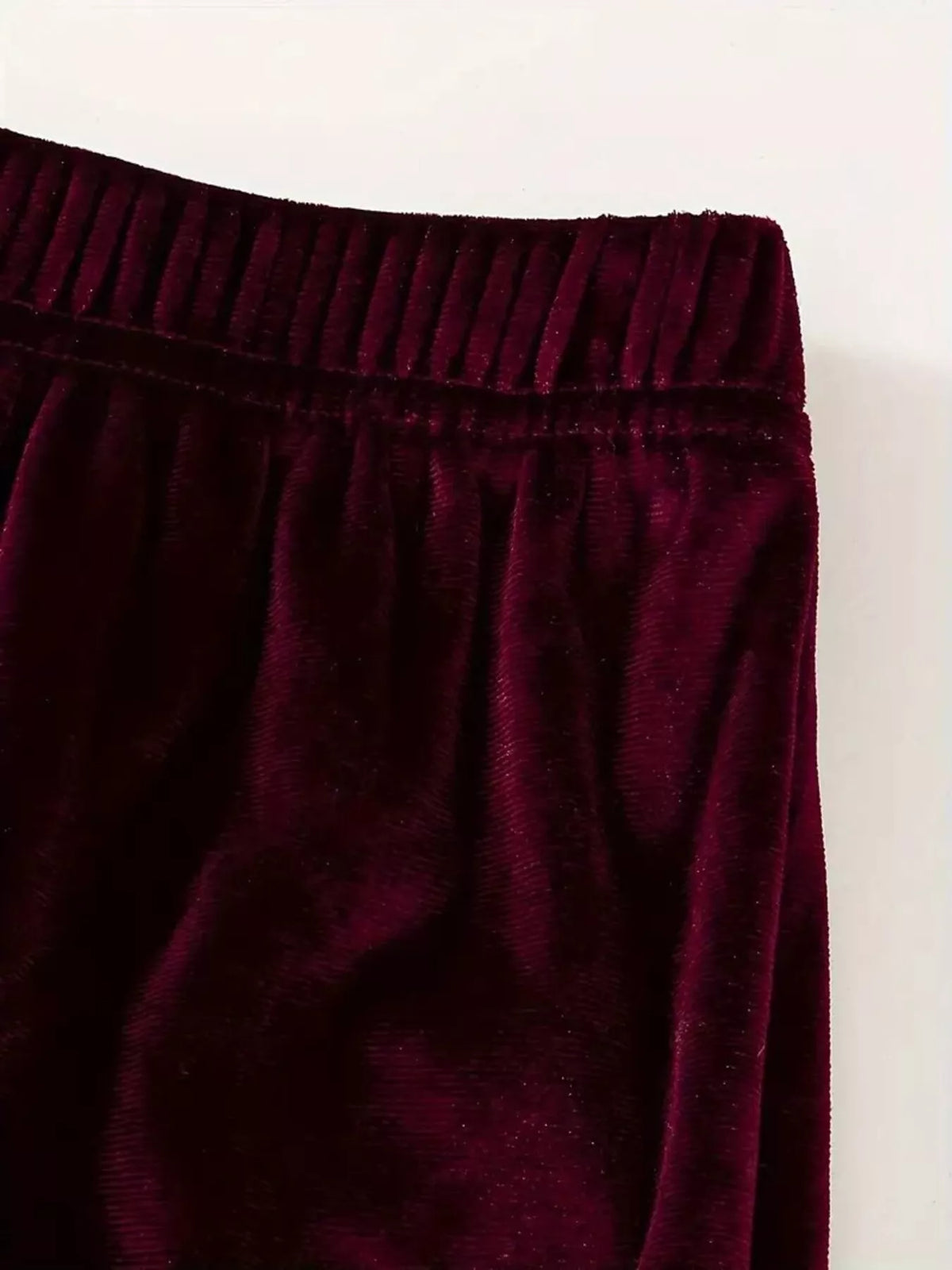 Velvet Hoodie and Pants Two Piece Set, view 22