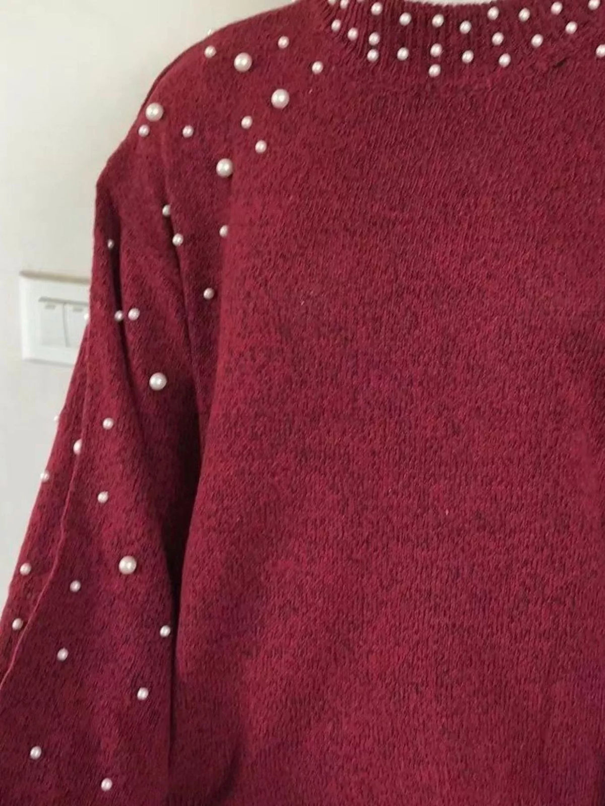 Full length look at the pullover sweater