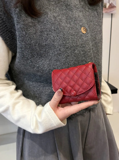 PU Leather Solid Color Wallet - Fashorio