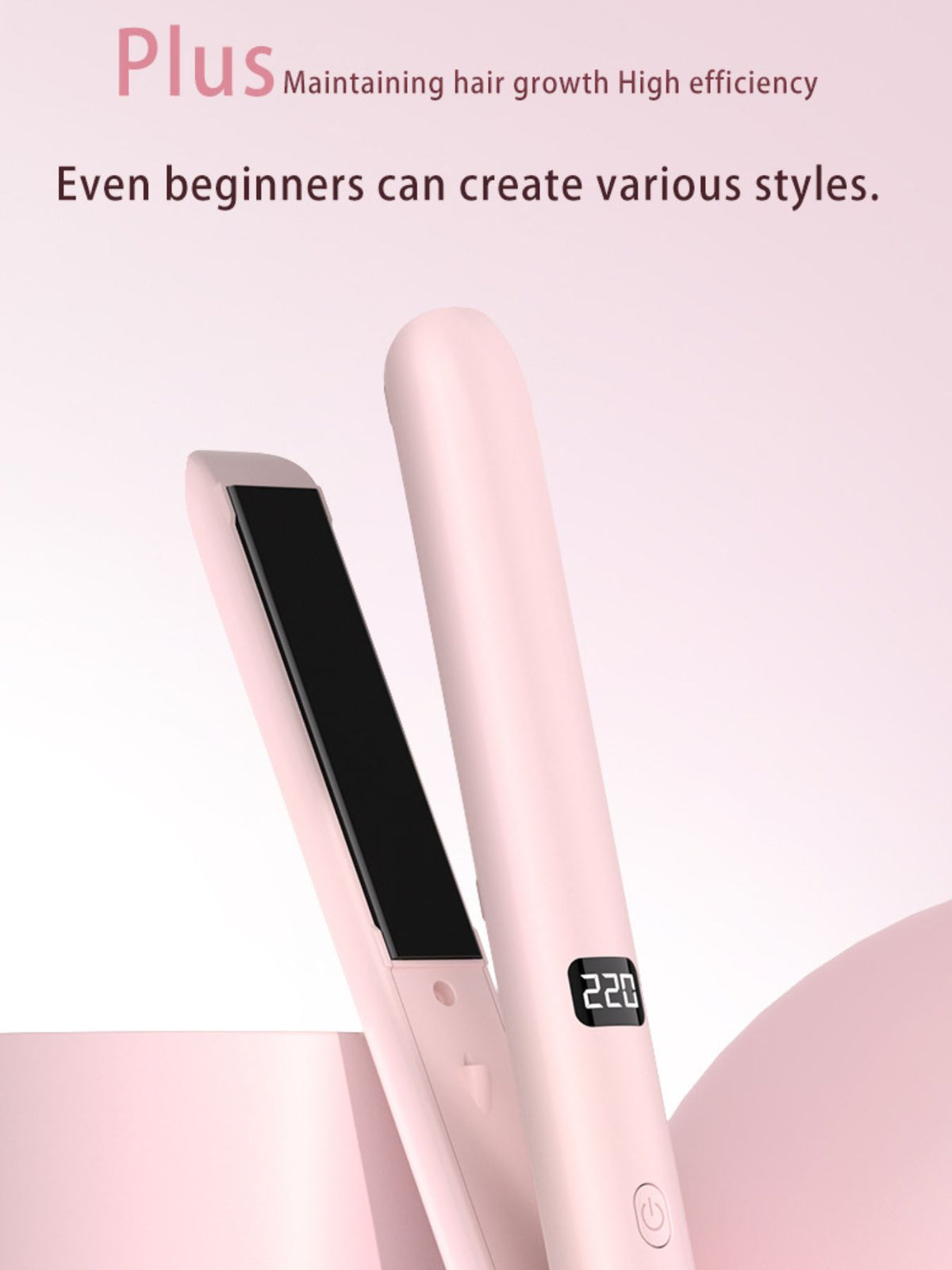 Straightener plate tip detail