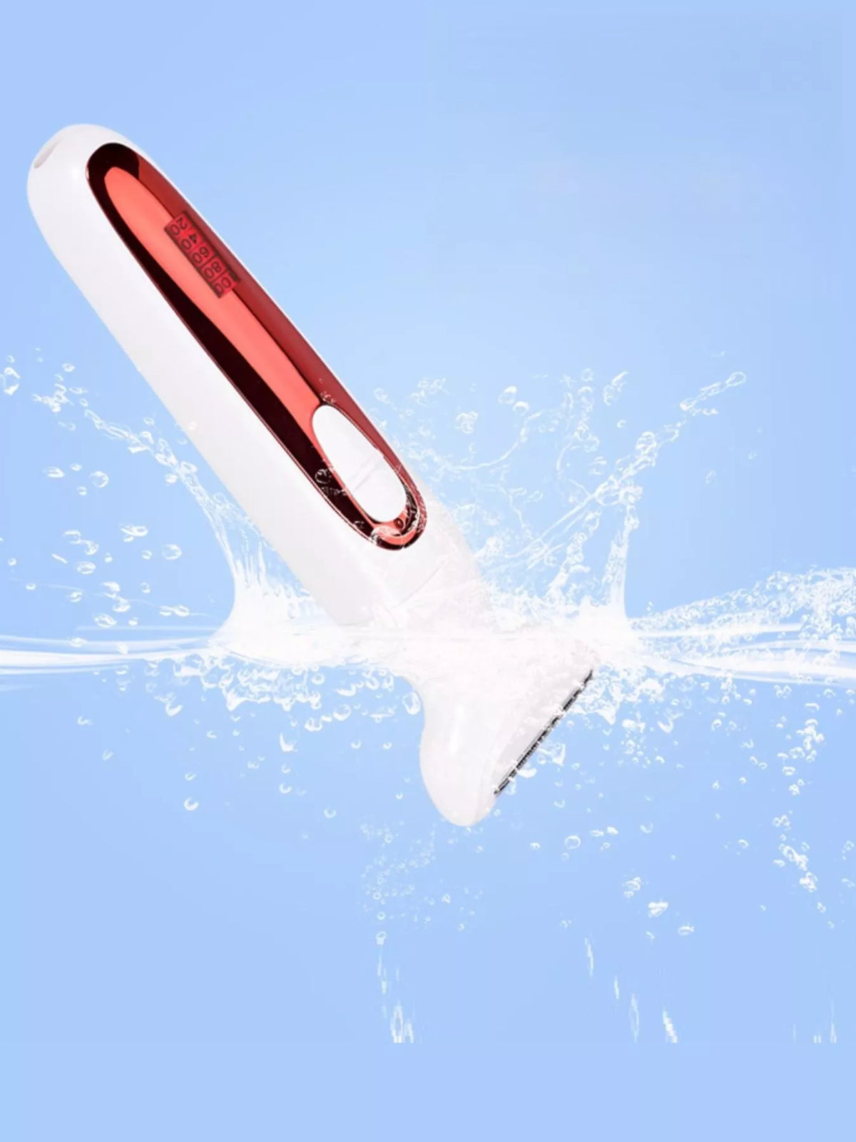 Painless epilator held in hand