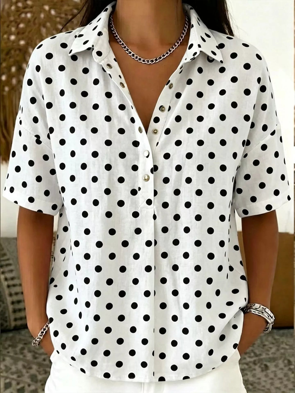 Short sleeve shirt alternate colour front view