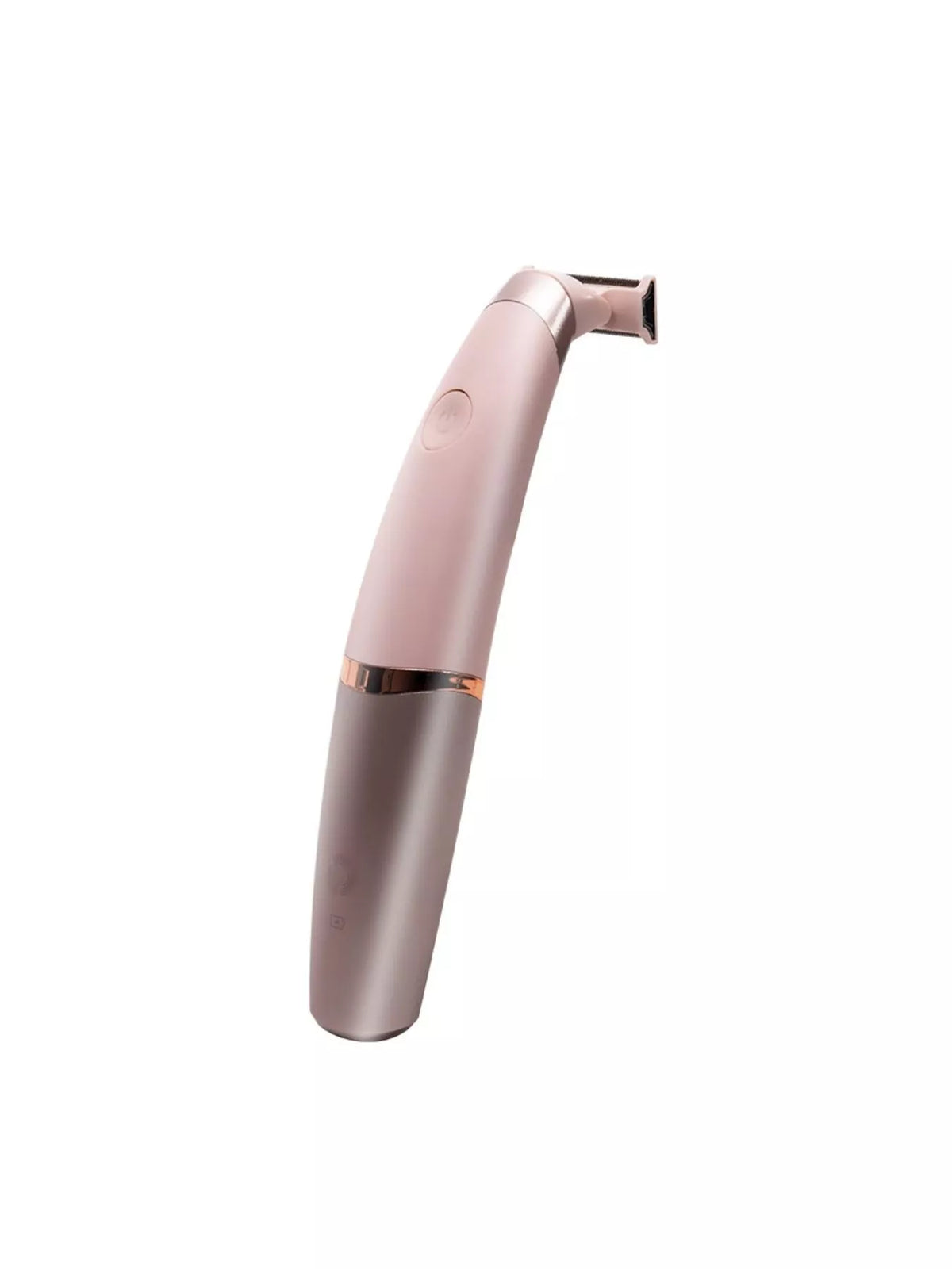 Epilator being used on the leg