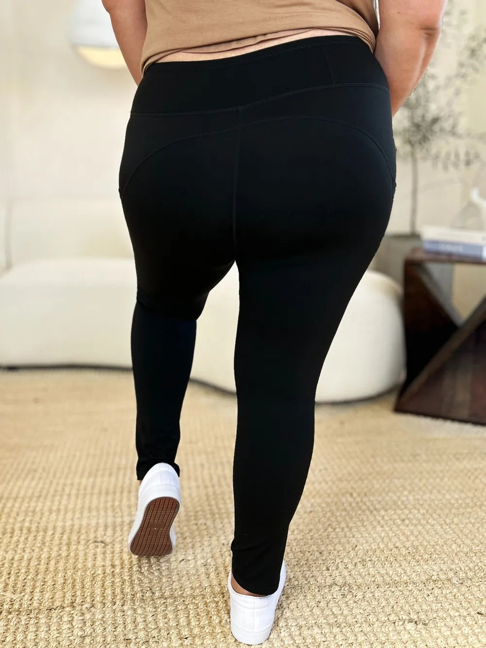Wide Waistband Sports Leggings - Fashorio
