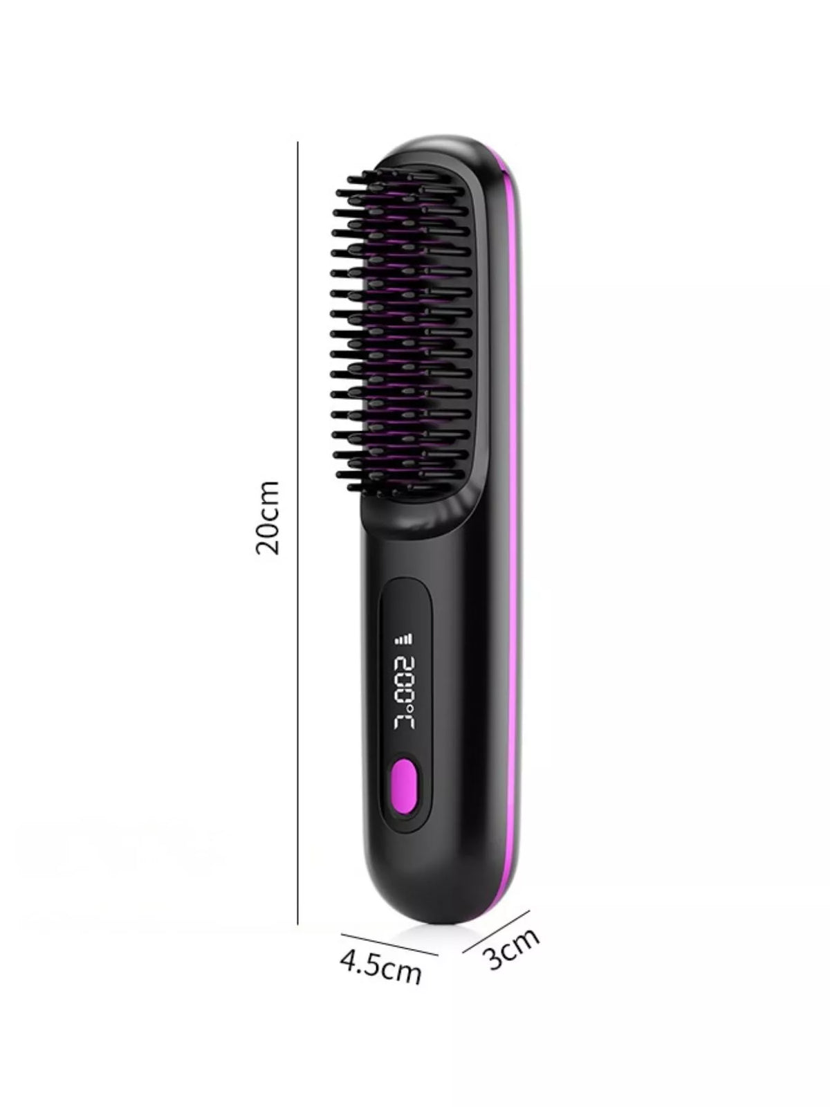 Straightening comb side profile