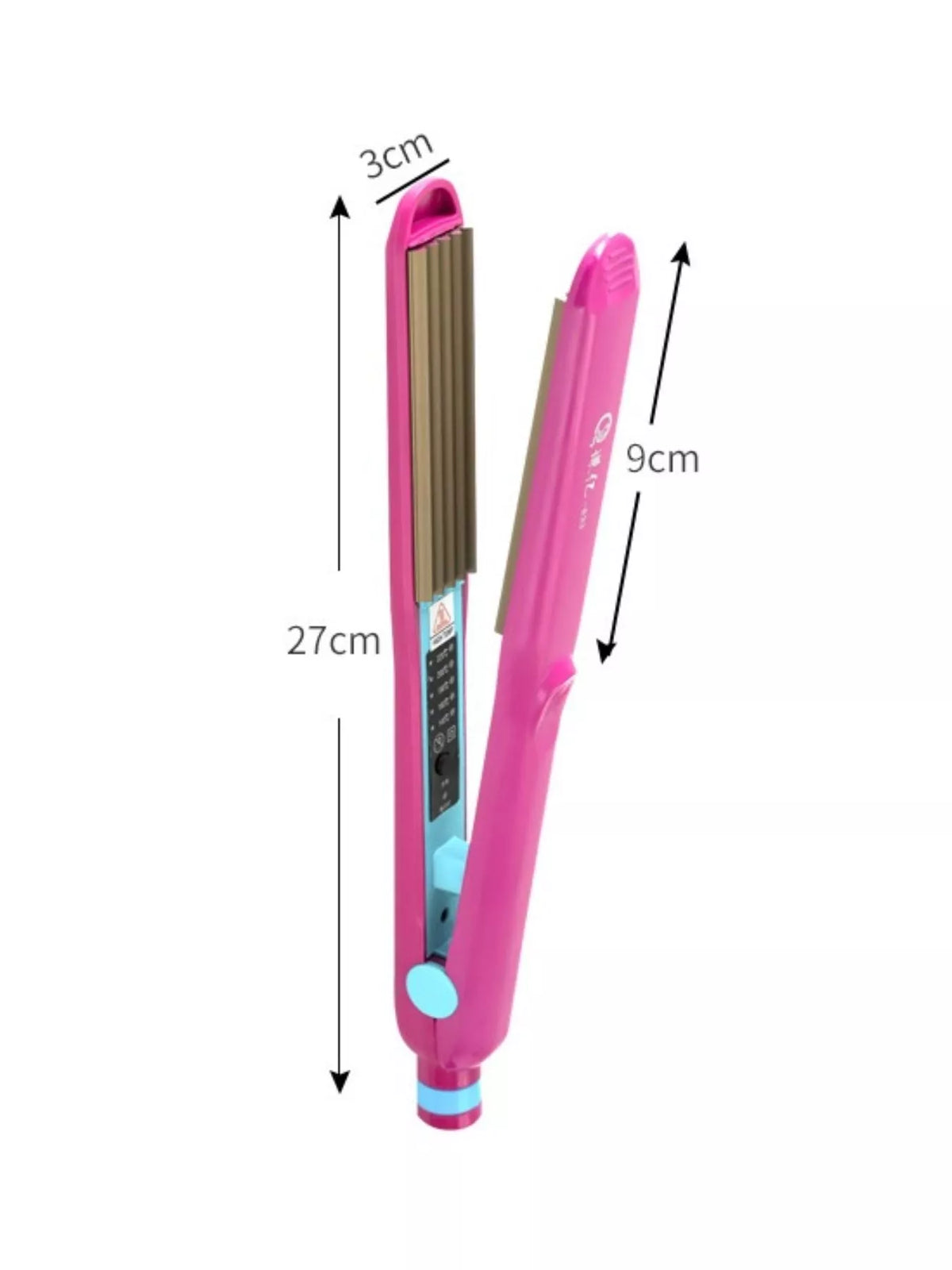 Hair straightener styling sleek hair