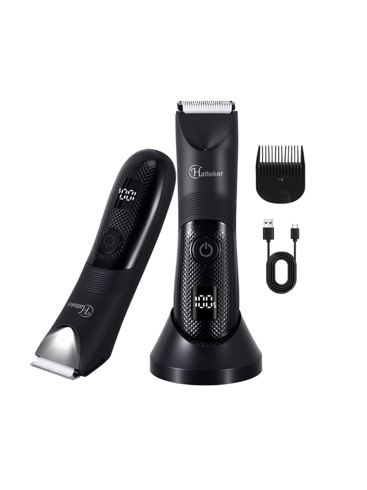 Cordless hair removal epilator front view