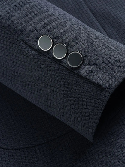 Men's Lapel Collar Long Sleeve Blazer - Fashorio