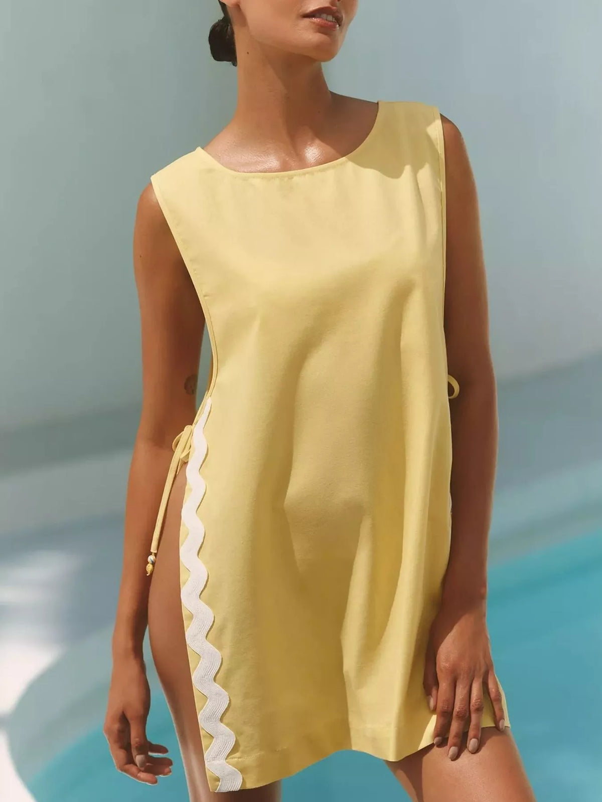Cover up back view with tie detail