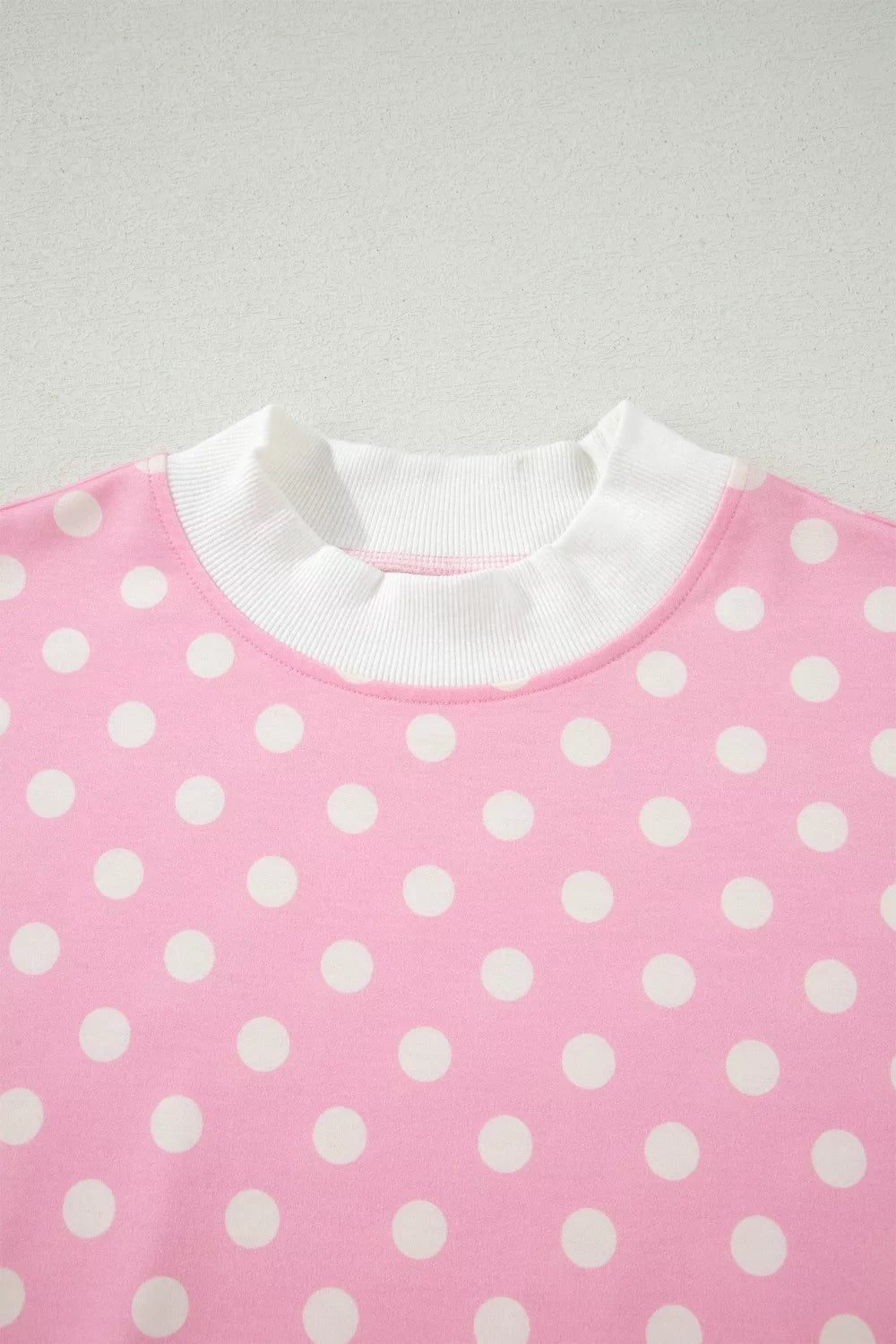 Polka Dot Short Sleeve Top and Shorts Set, view 6
