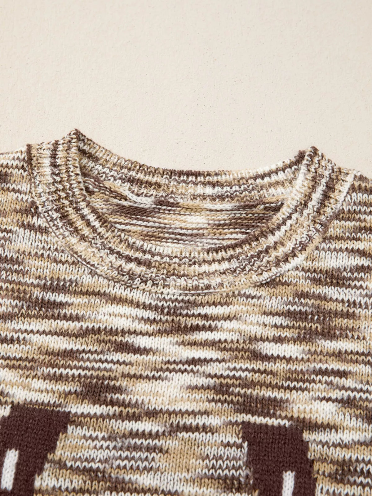 Western Horseshoe Knit Sweater Vest, view 5