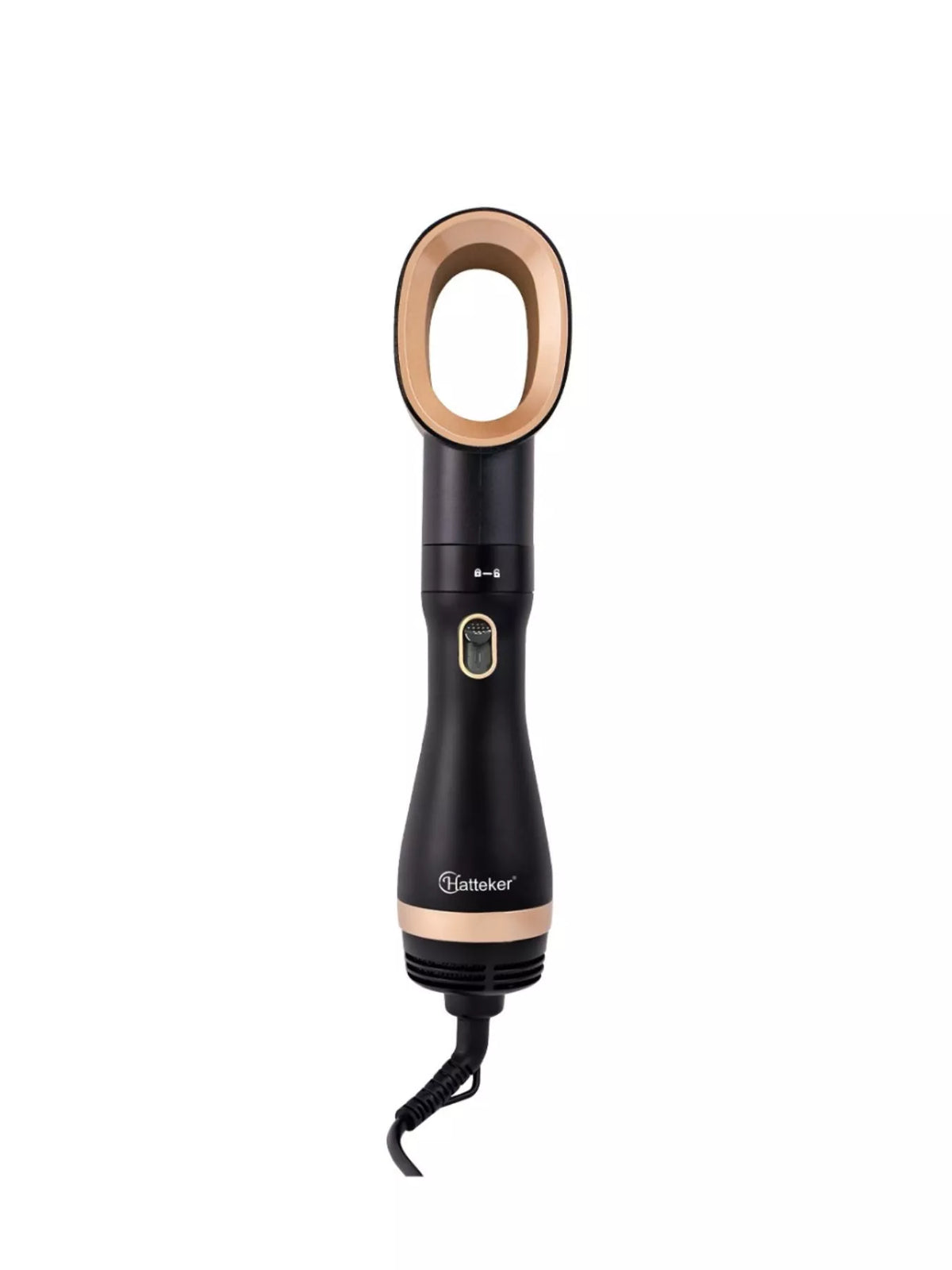 Hot air brush styling and drying hair