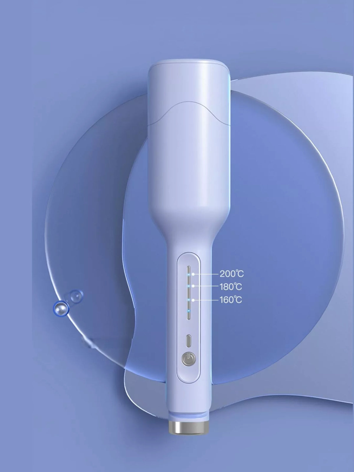 Curling iron charging port
