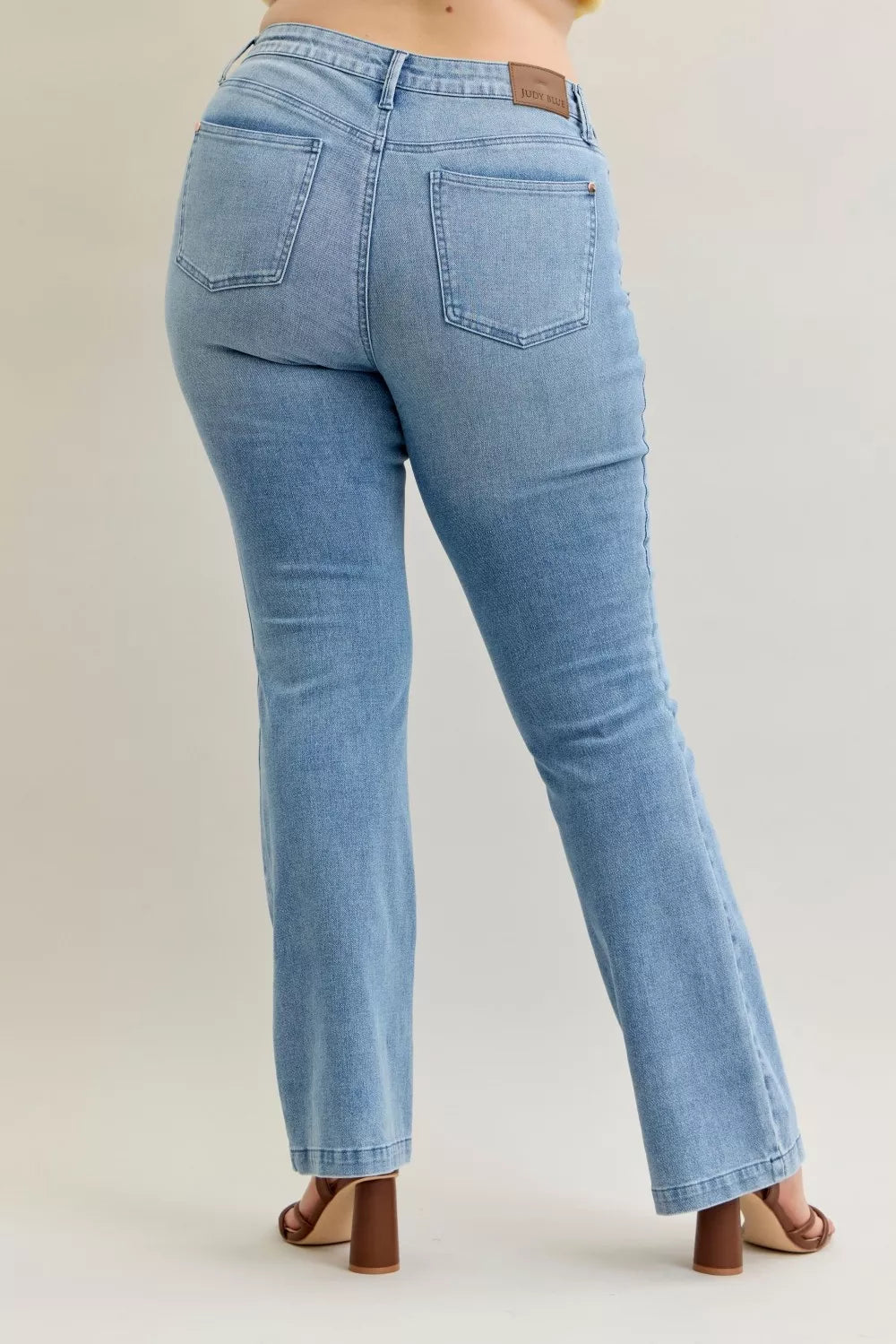 Judy Blue bootcut jeans styled look