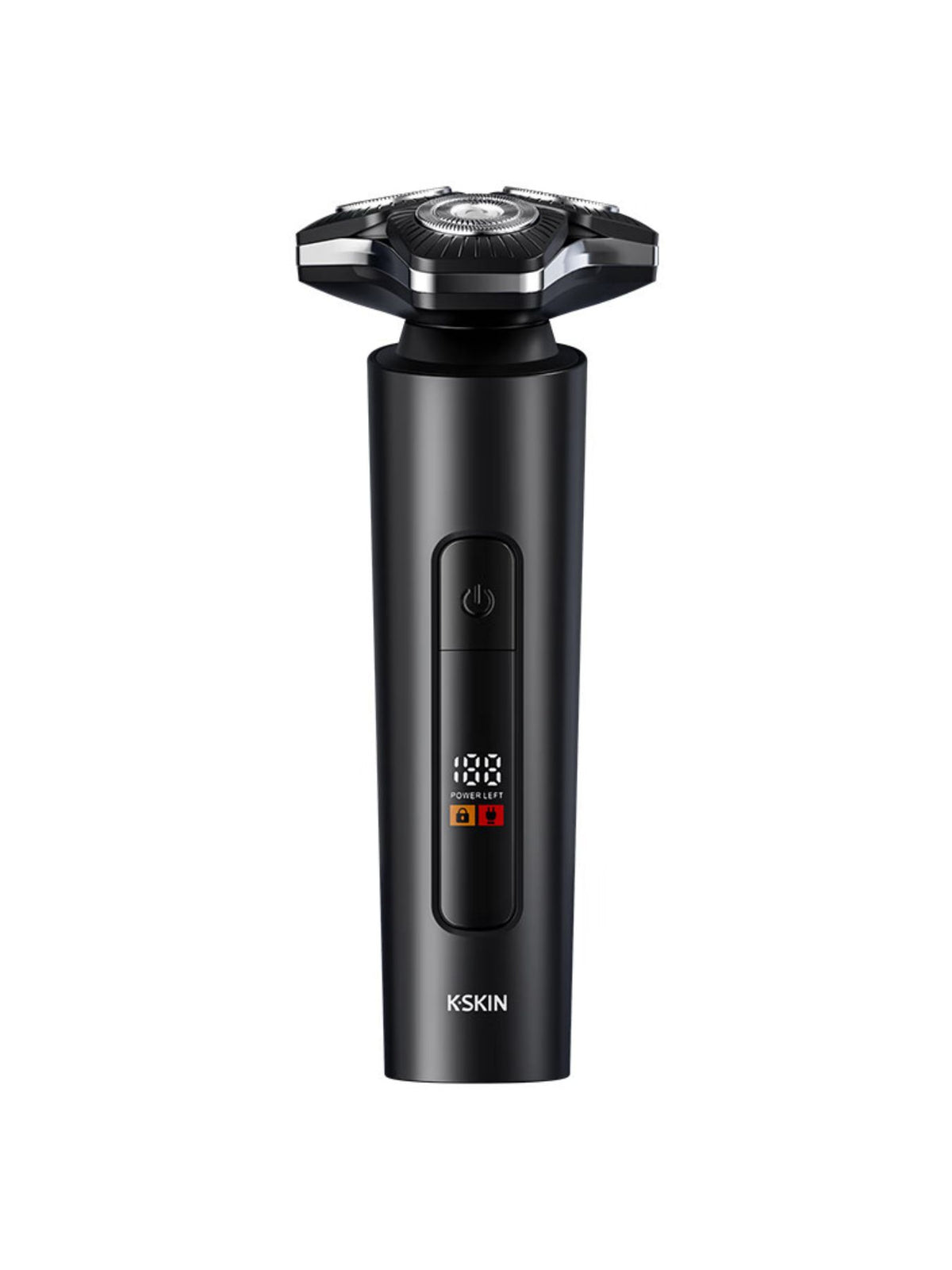 Electric shaver under running water