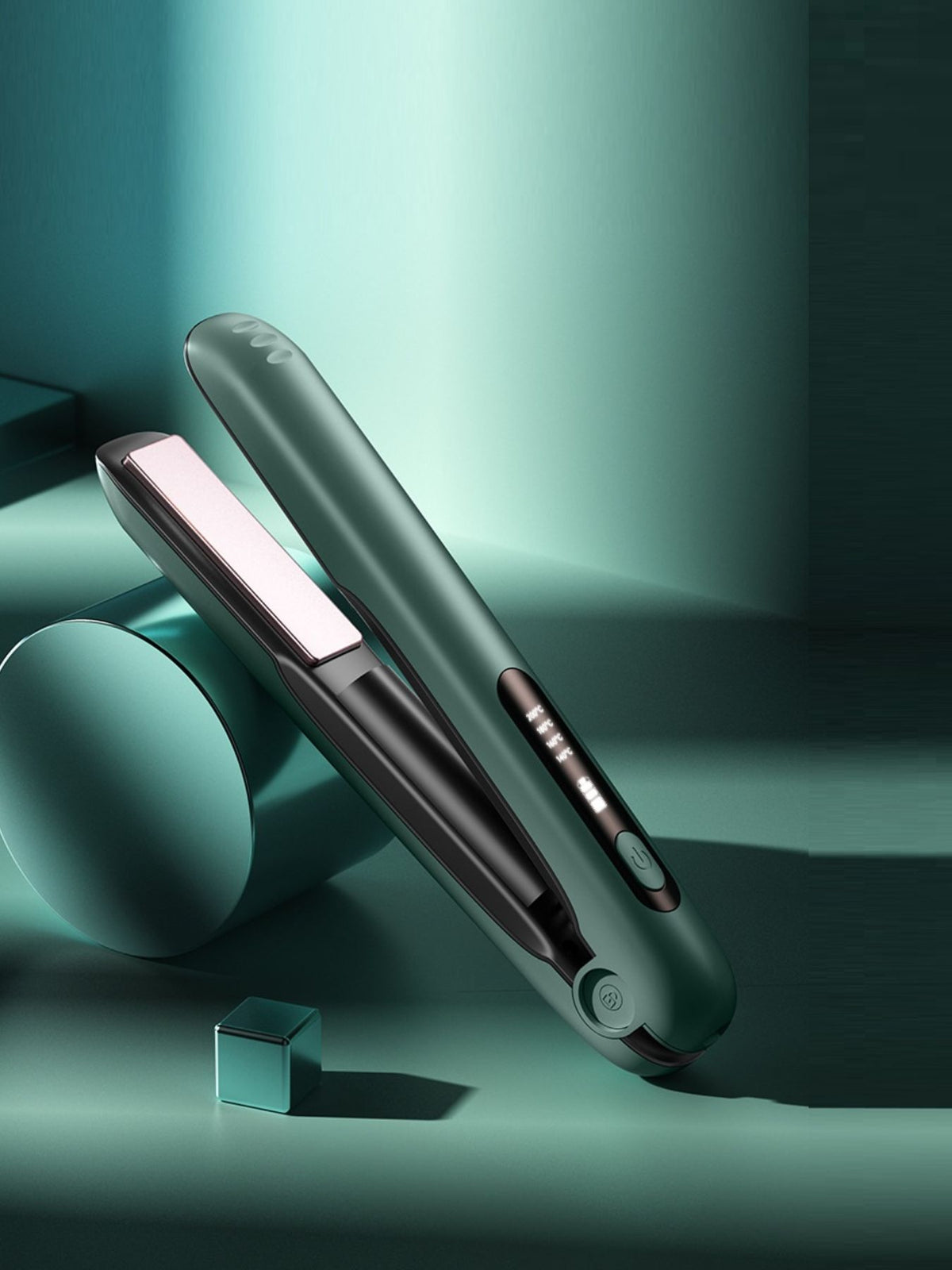 Cordless straightener control panel