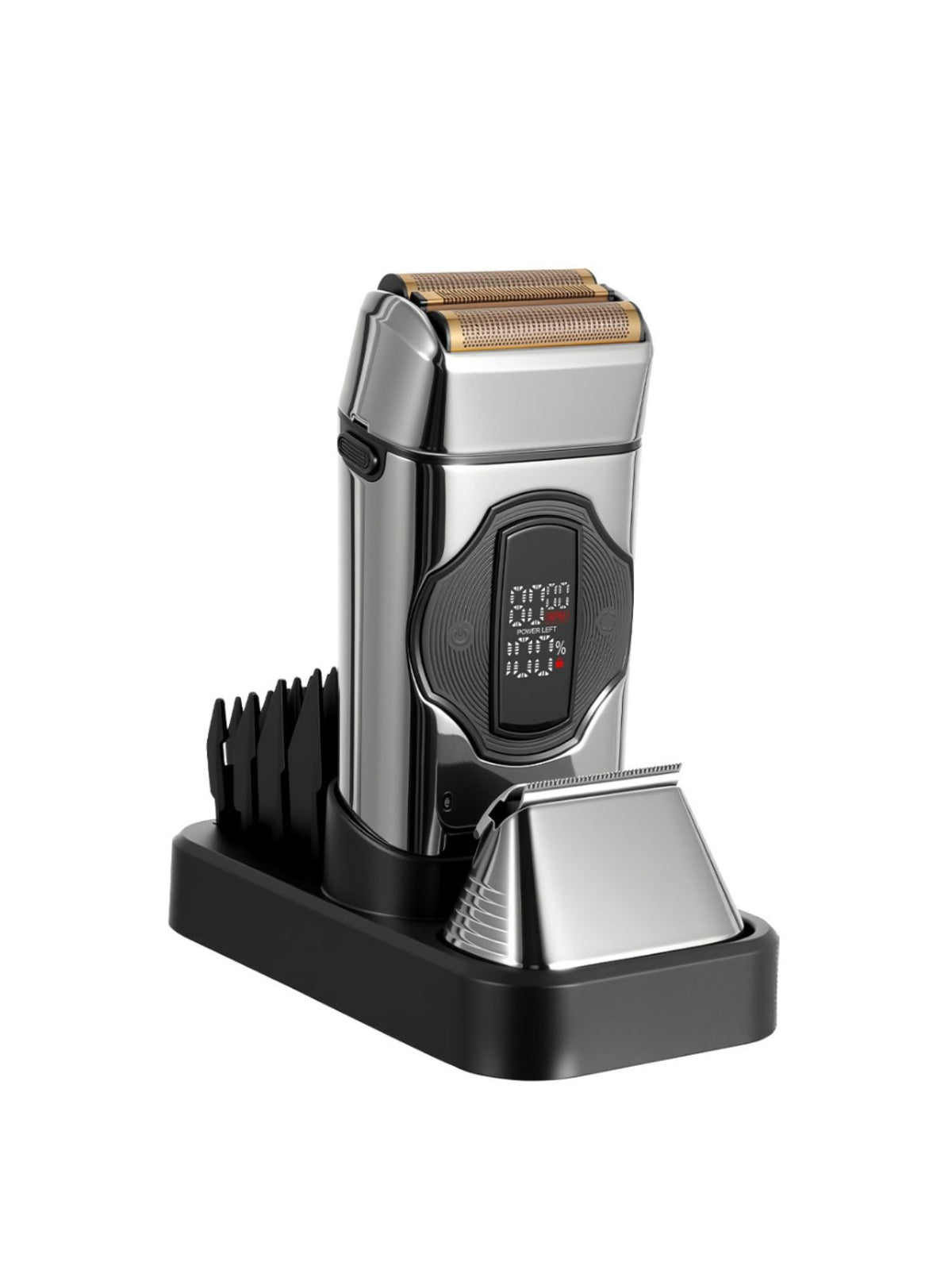 Rechargeable electric shaver package contents