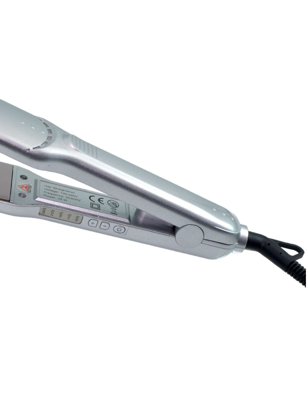 Hair straightener handle grip