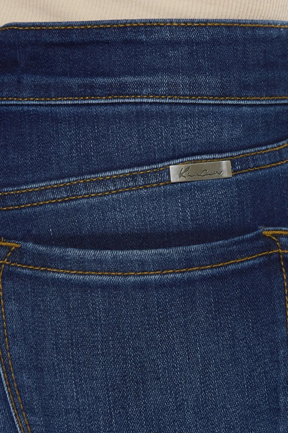 Kancan Mid Rise Gradient Skinny Jeans - Fashorio