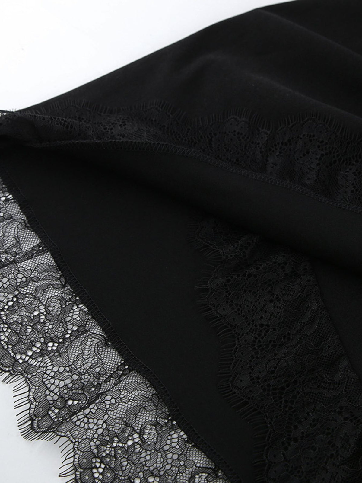 lace button front long sleeve dress shoulder detail