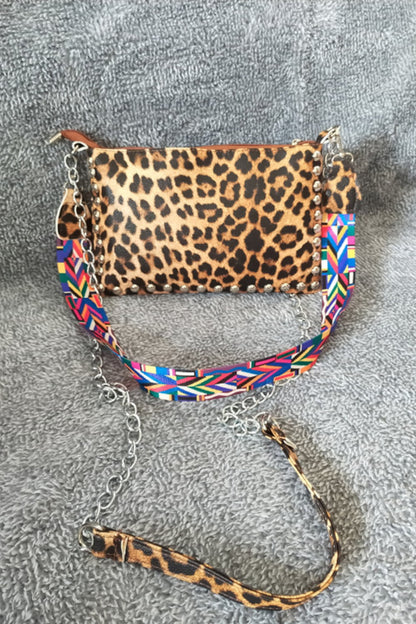 Adored PU Leather Studded Shoulder Bag - Fashorio