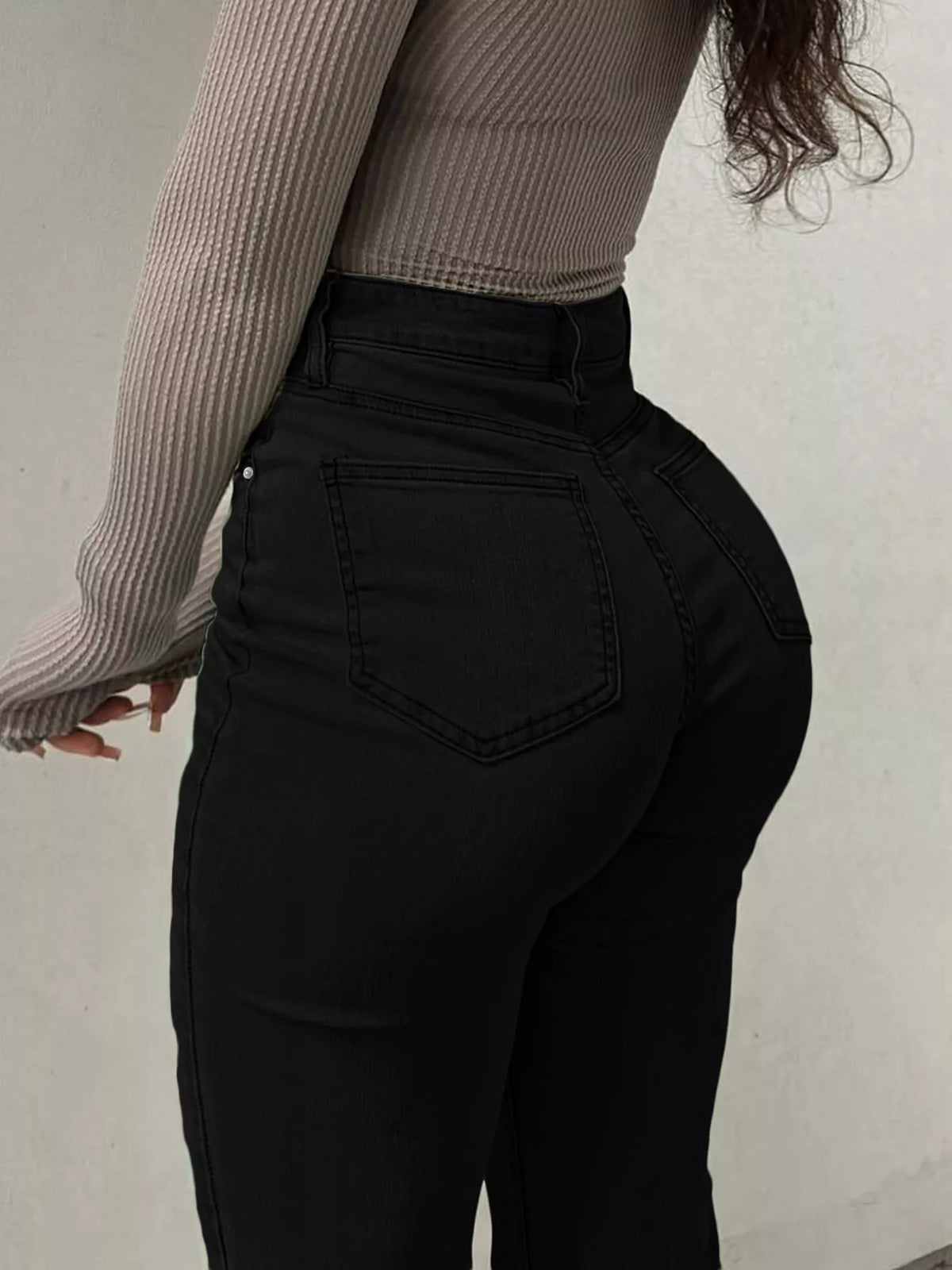 High Waist Flare Leg Jeans, view 11