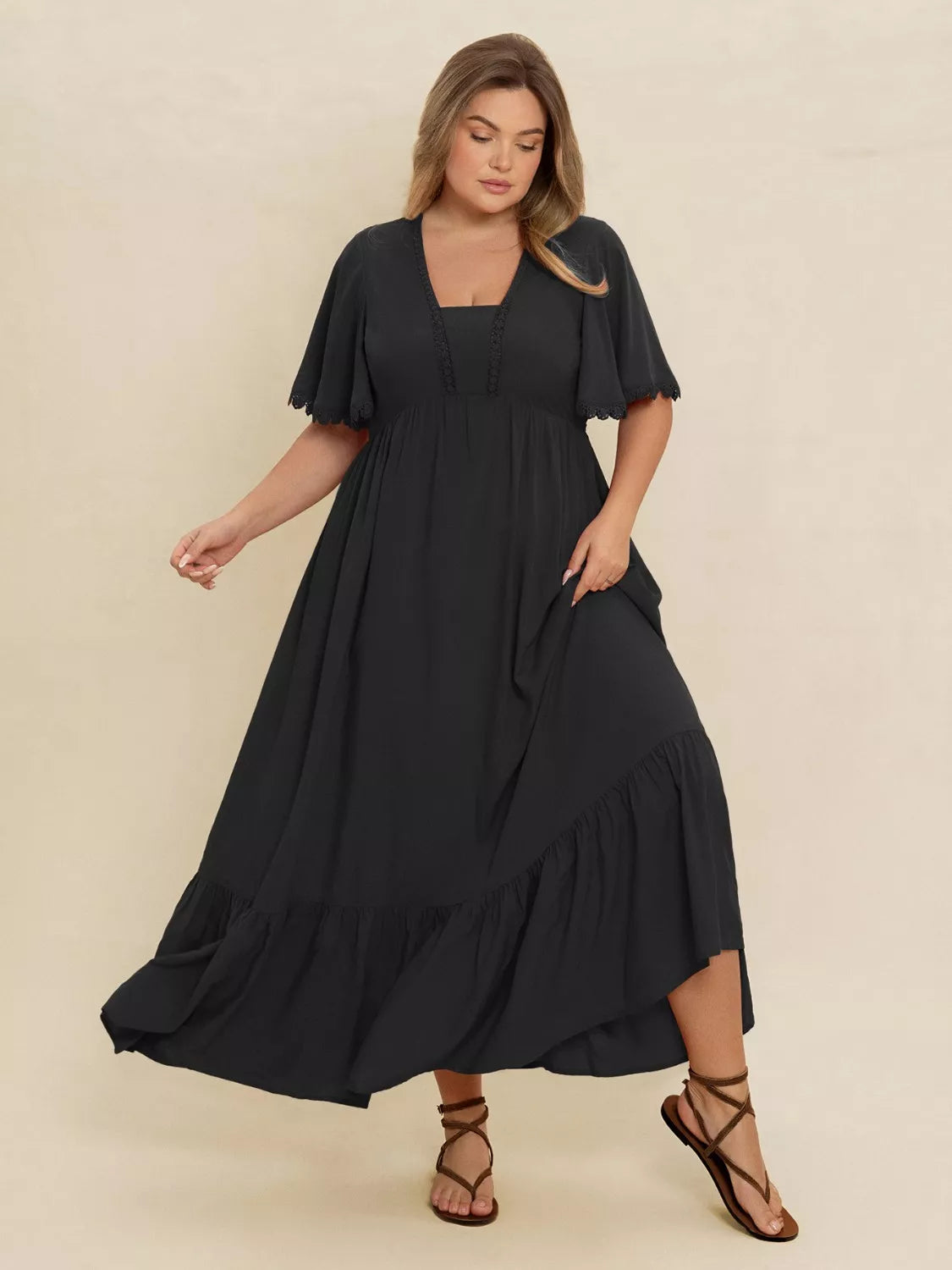 Ruffle detail