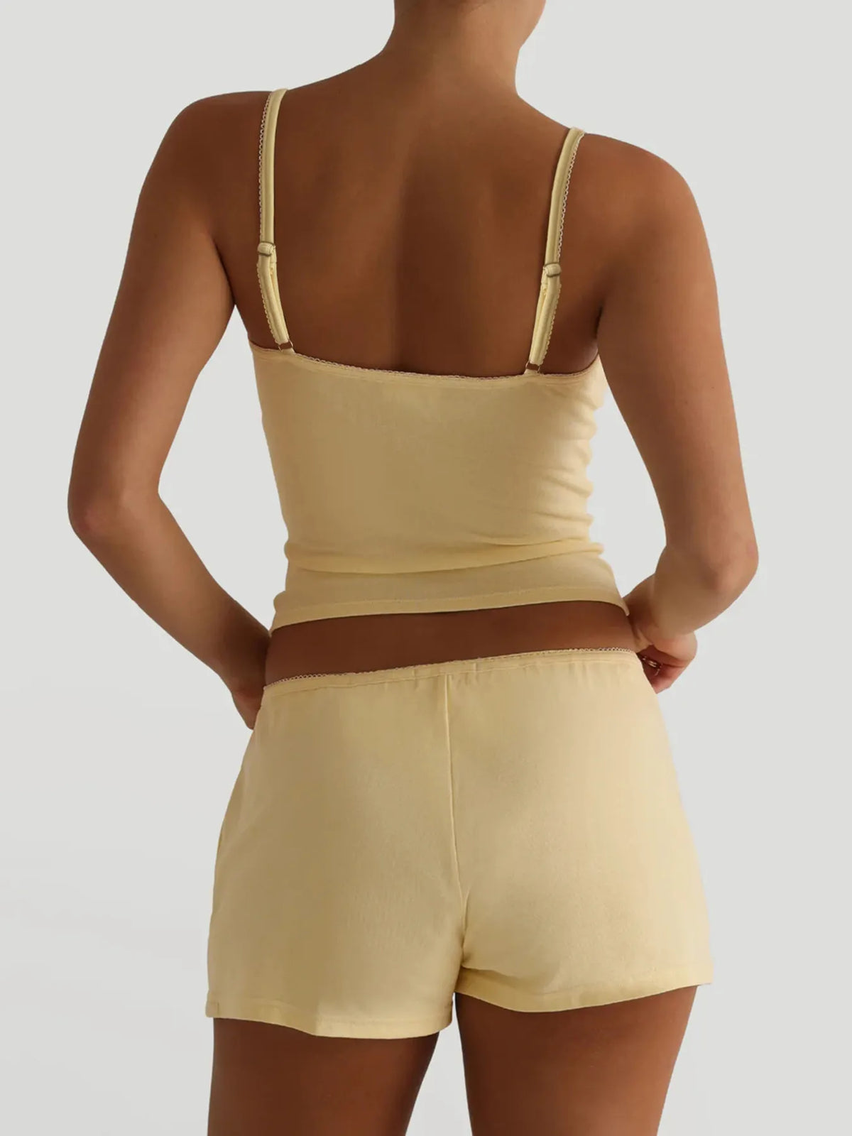 V Neck Cami and Shorts Set view 11