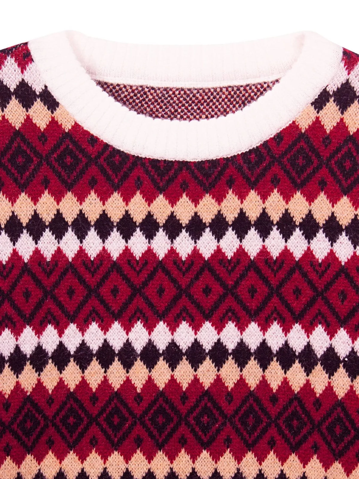 Round neck sweater styled view