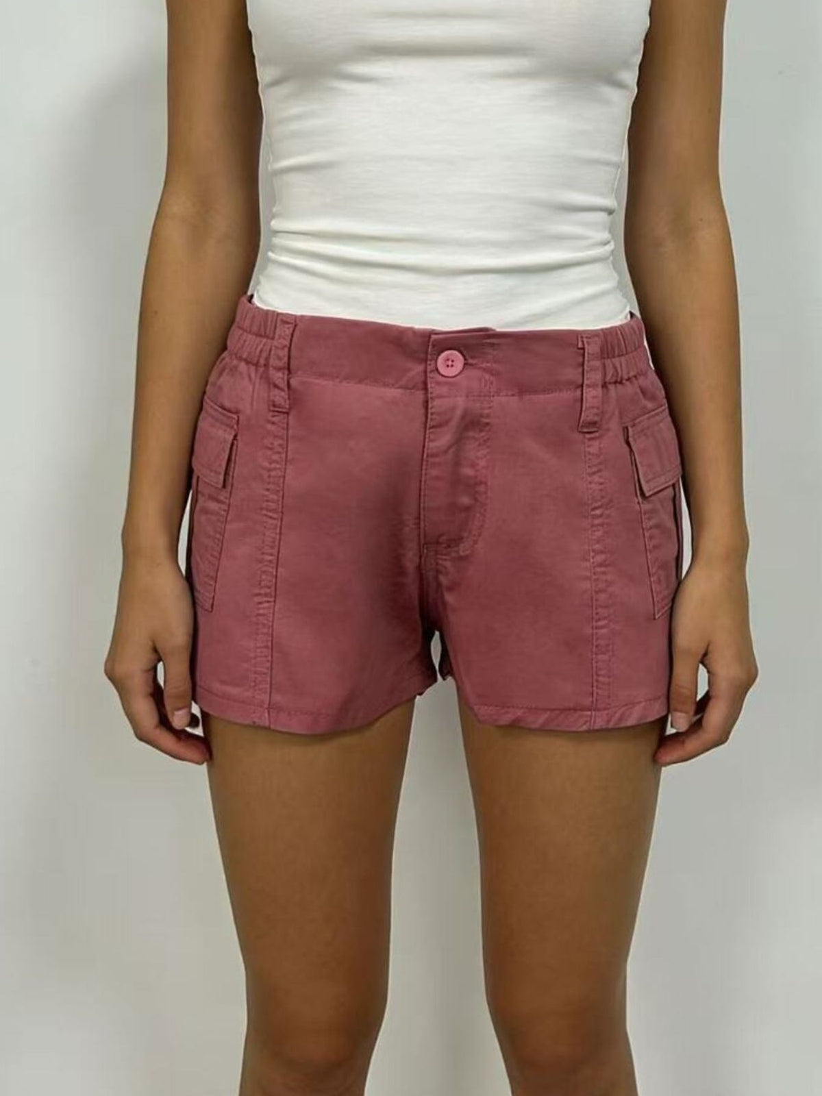 Pocketed shorts side view