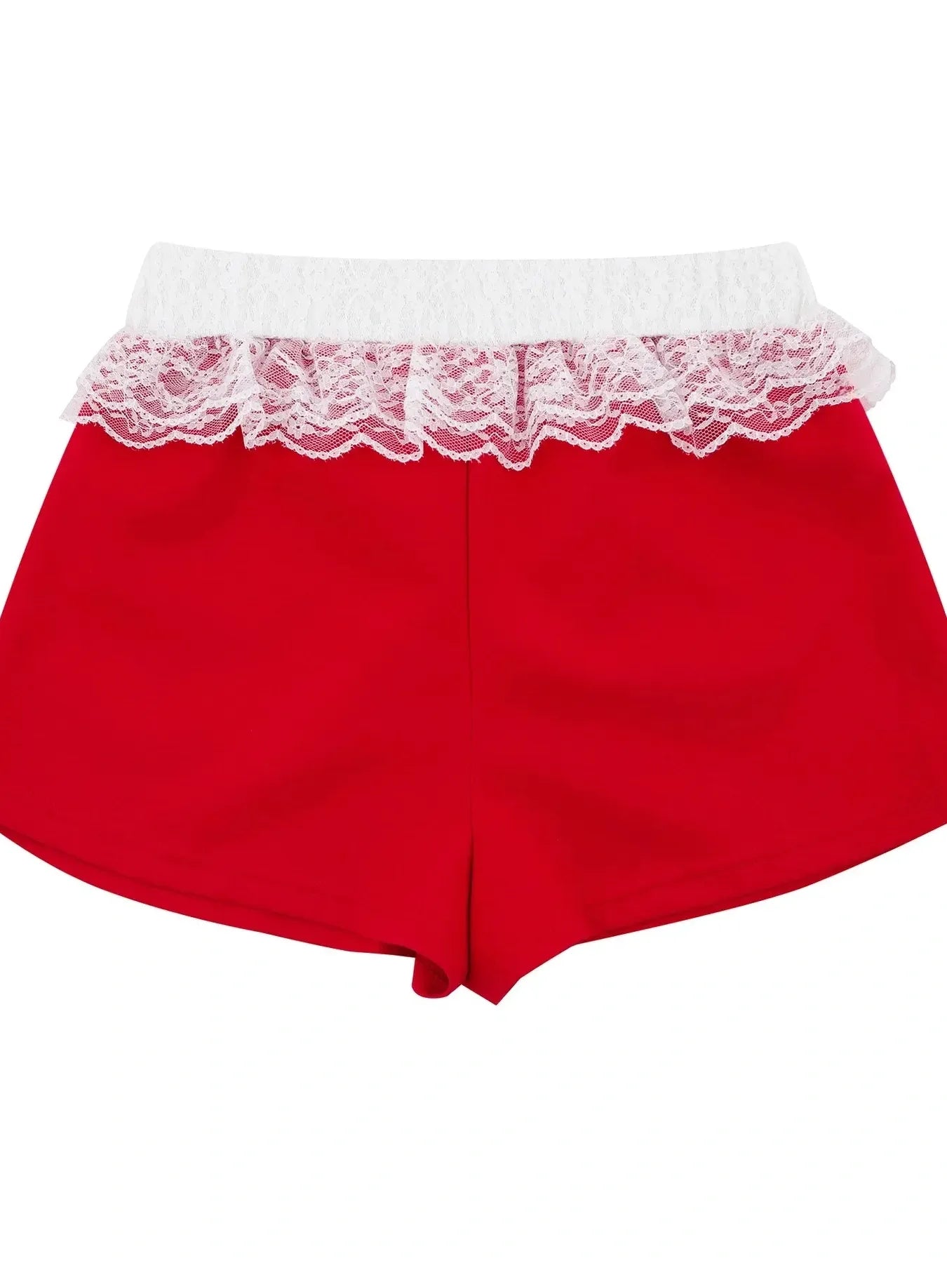 Lace Detail Shorts - Fashorio