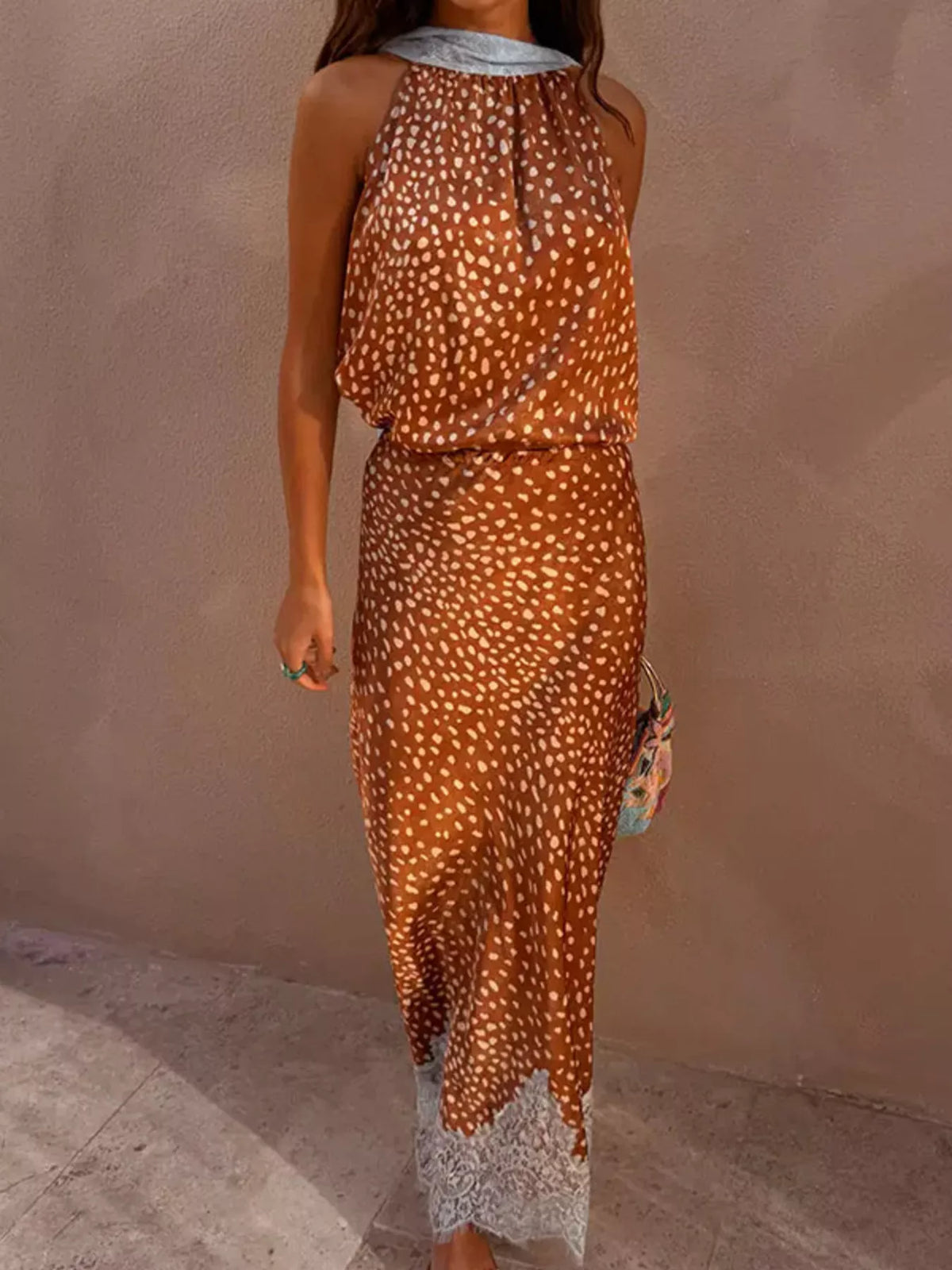 Sleeveless top coordinated two piece set styling
