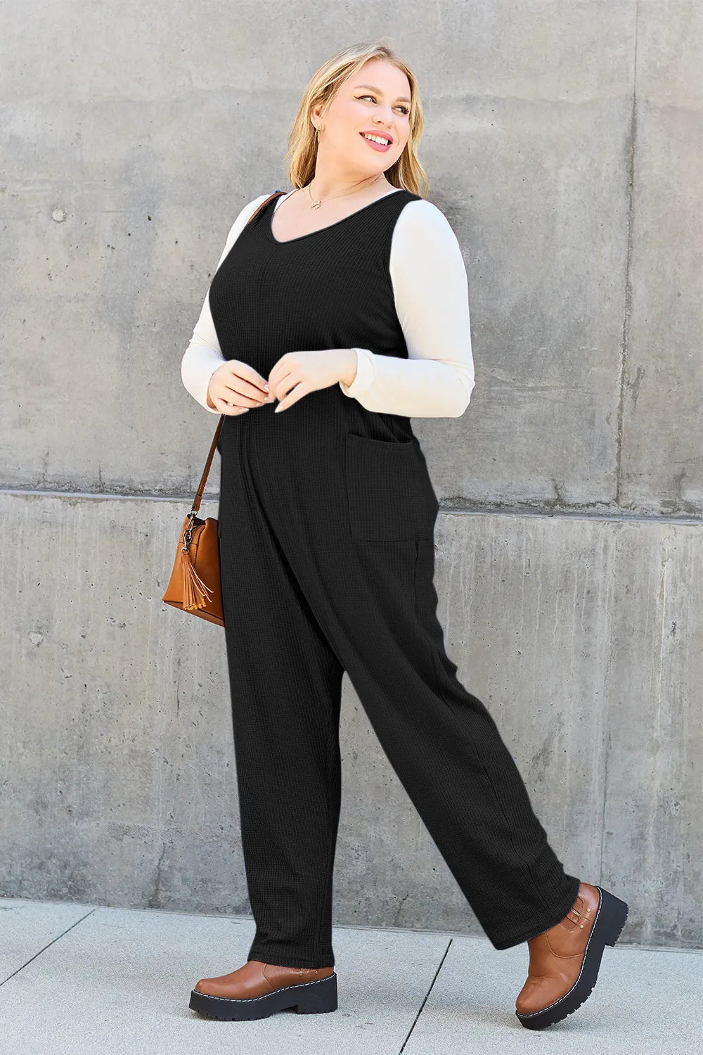 Sleeveless Straight Leg Jumpsuit, view 21