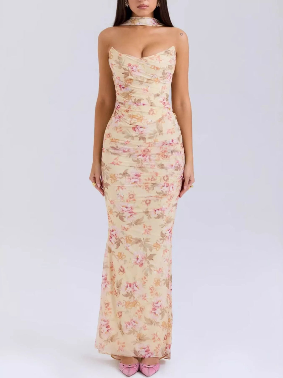 Tube Top and Maxi Skirt Set, view 24