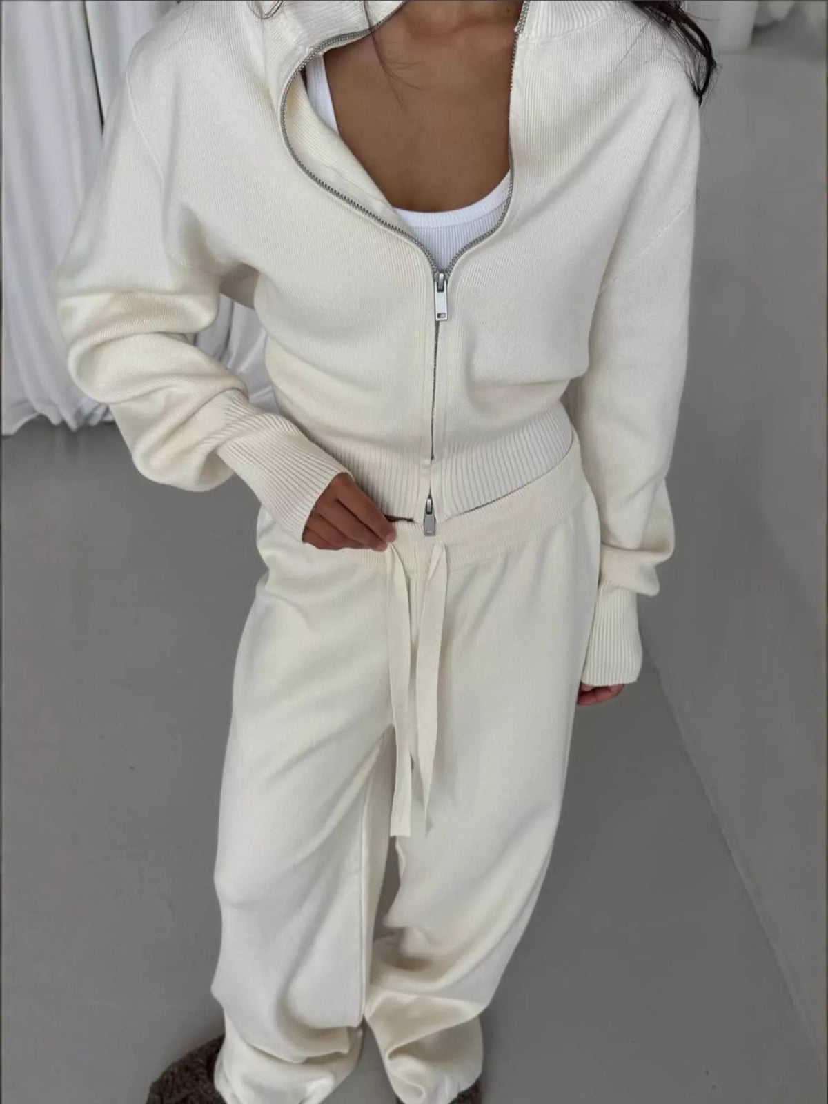Coordinated athleisure set full look