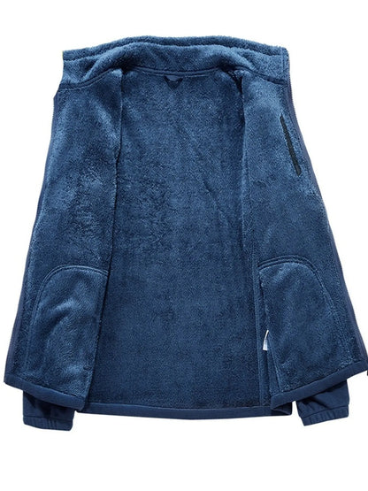Men's Zip Up Long Sleeve Jacket - Fashorio