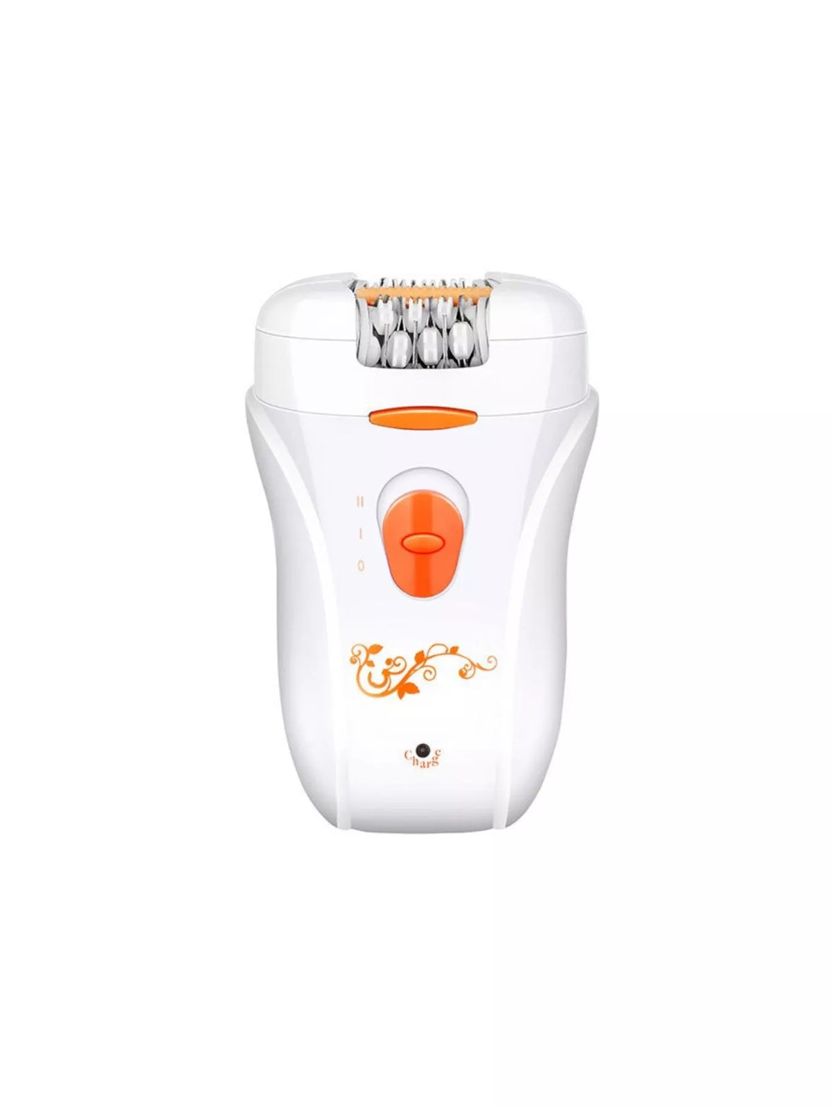White electric waterproof epilator front view