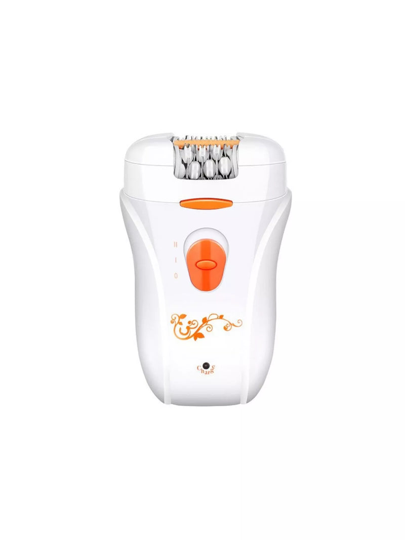 White electric waterproof epilator front view