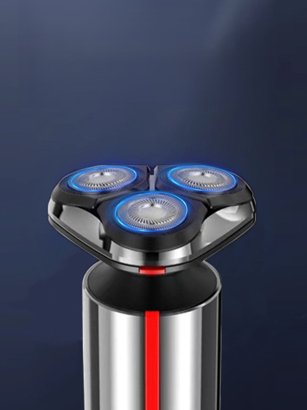 Charging port on shaver base