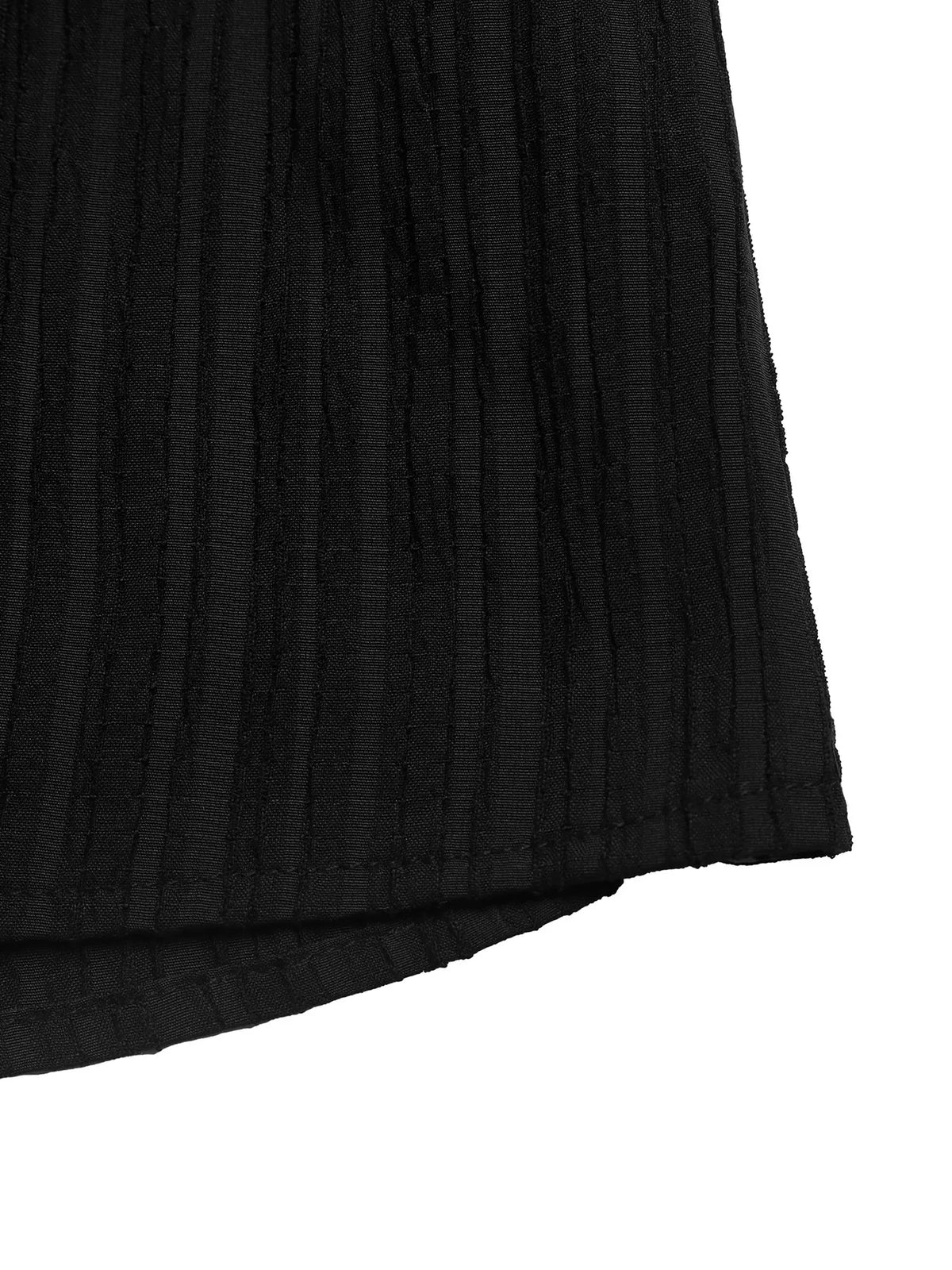 black halter neck pleated maxi dress fabric texture