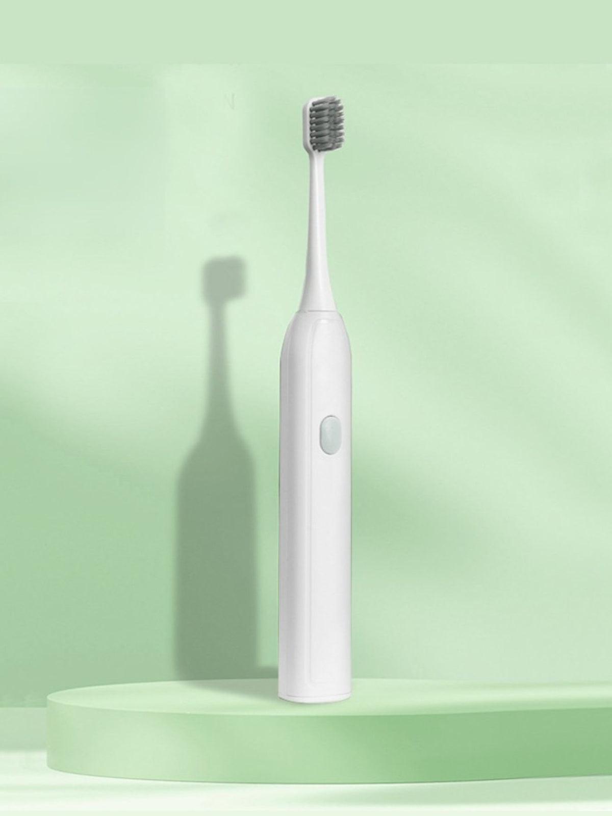 Electric toothbrush brush head detail